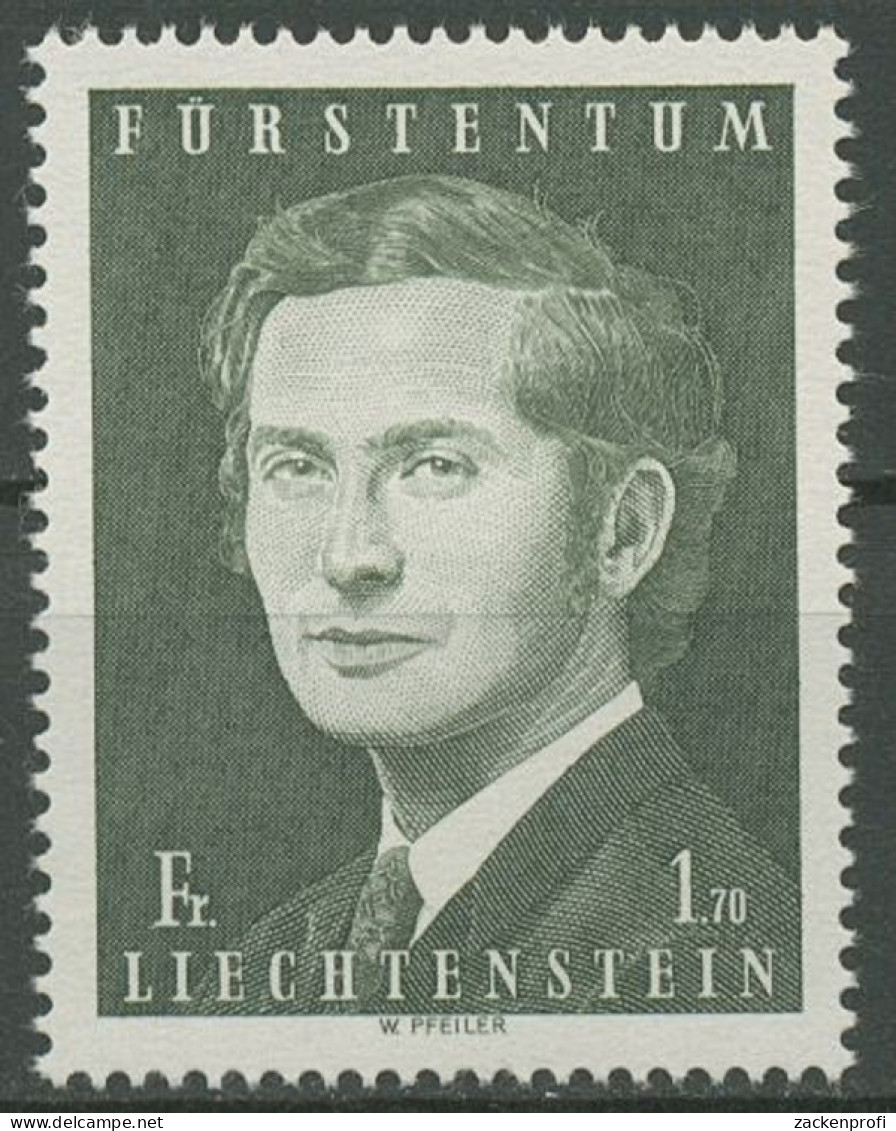 Liechtenstein 1974 Erbprinz Hans-Adam 615 Postfrisch - Nuevos