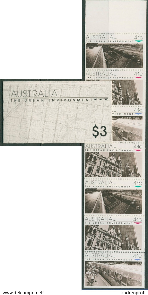 Australien 1989 Leben In Der Stadt Zug Autobahn MH 64 Postfrisch (C29481) - Carnets