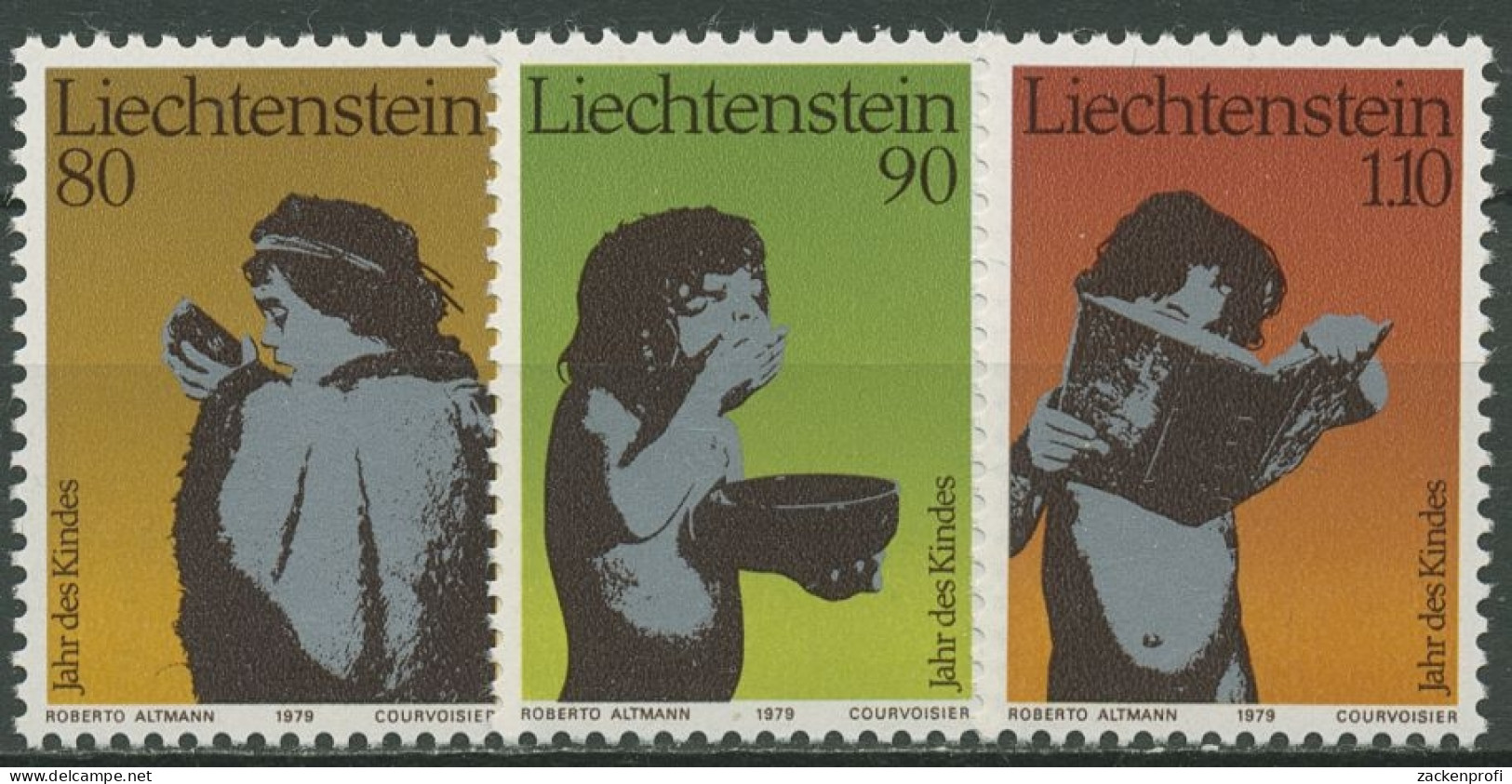 Liechtenstein 1979 Jahr Des Kindes 725/27 Postfrisch - Nuevos