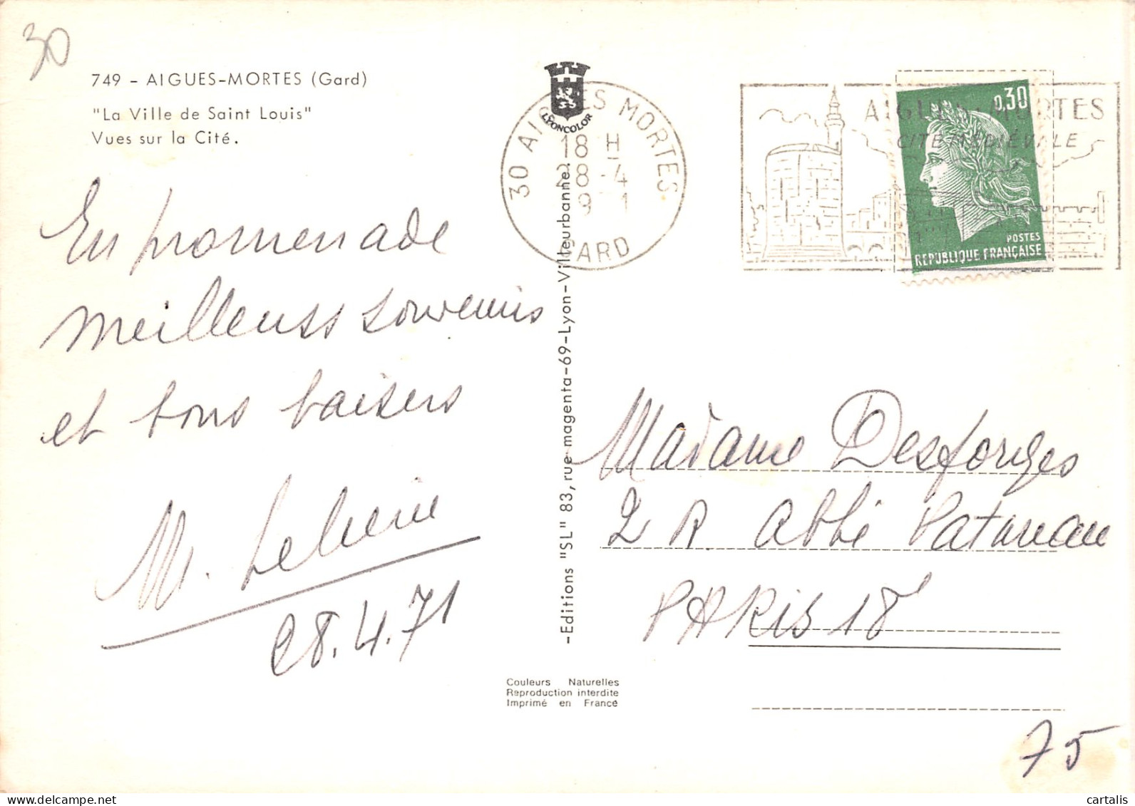 30-AIGUES MORTES-N°3776-C/0161 - Aigues-Mortes