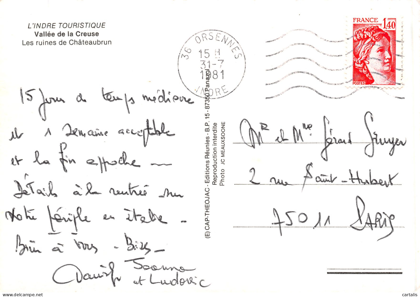 36-CHATEAUBRUN-N°3776-C/0131 - Other & Unclassified