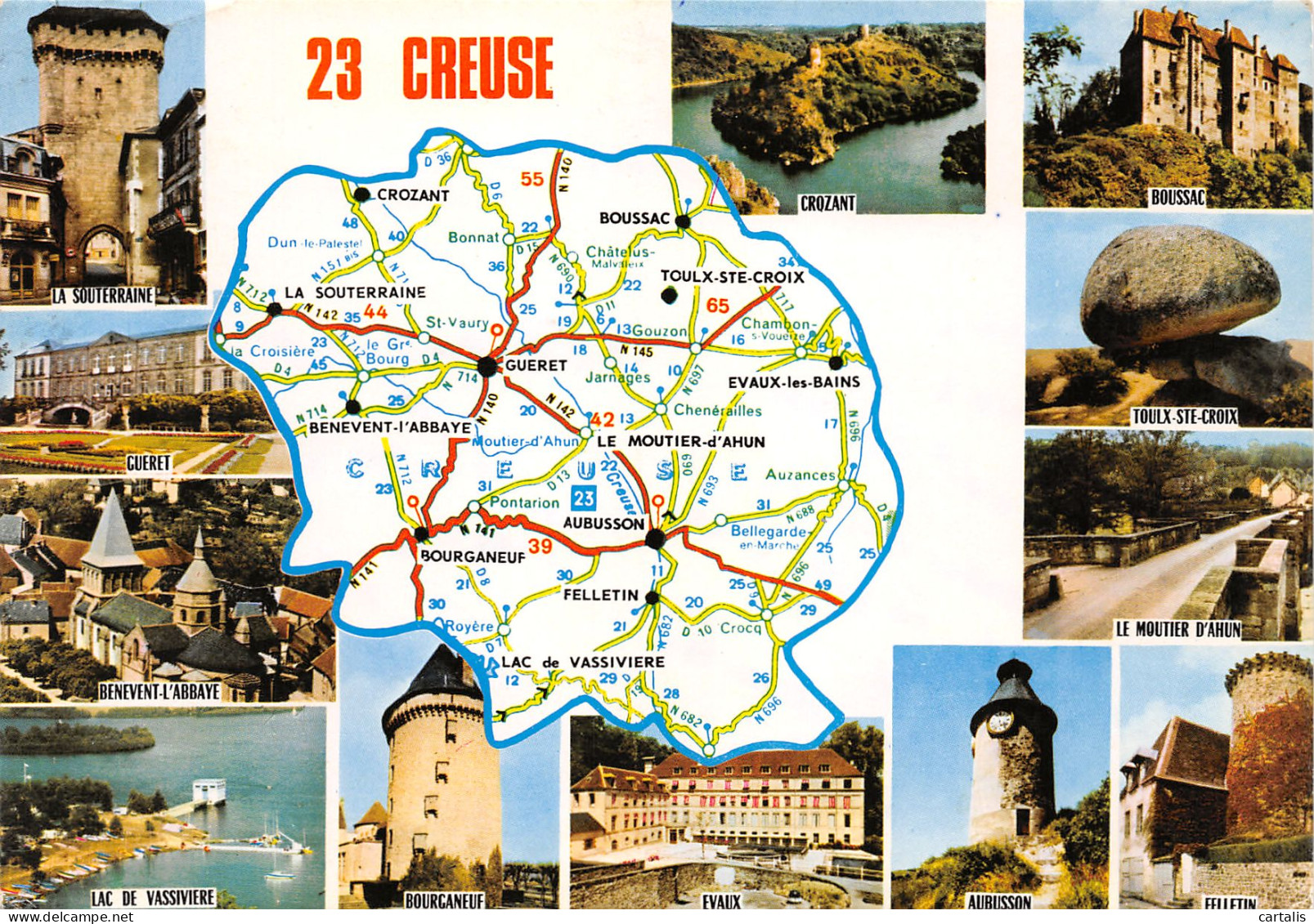 23-CREUSE MULTI VUES-N°3776-C/0099 - Autres & Non Classés