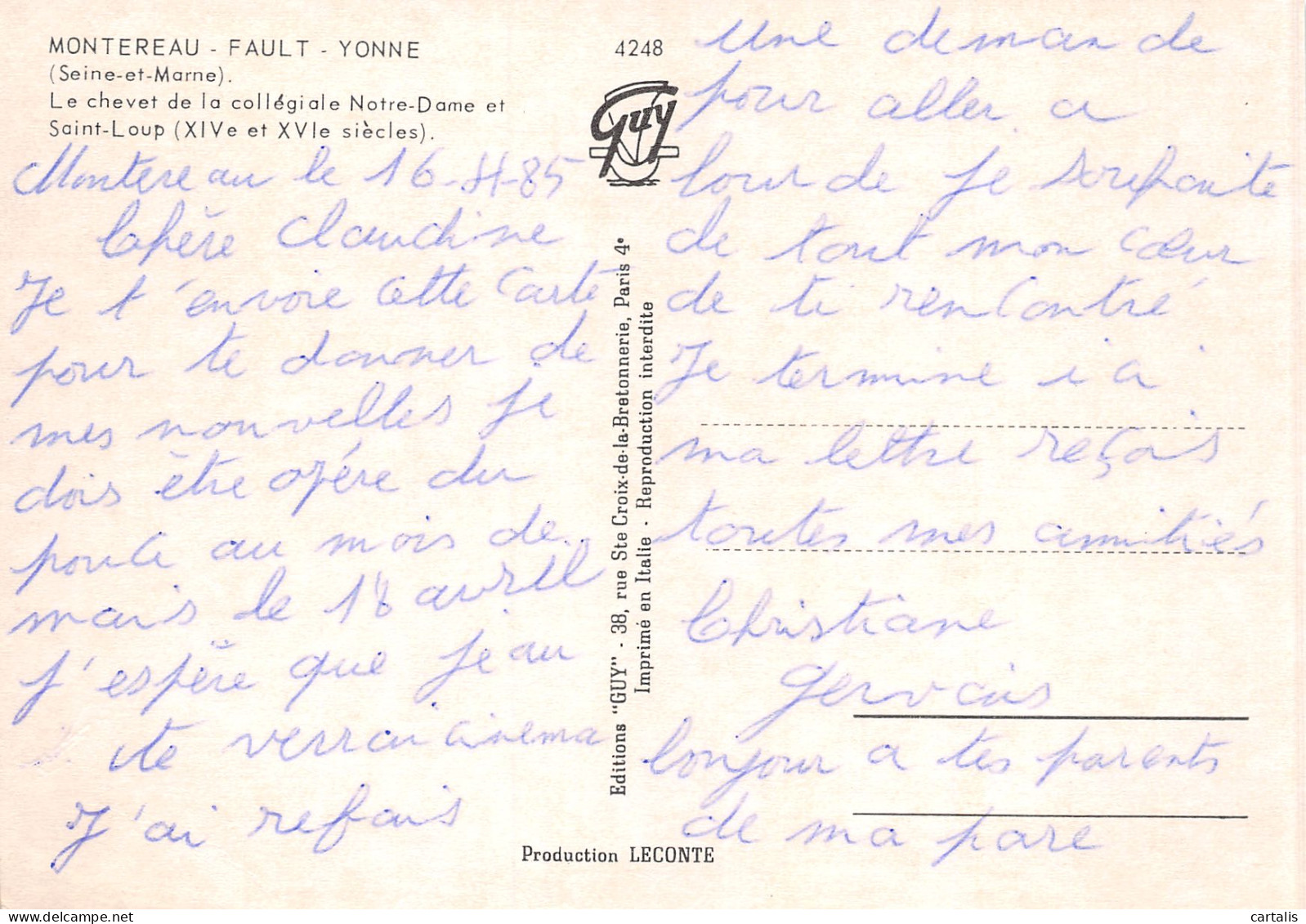 77-MONTEREAU-N°3776-C/0019 - Other & Unclassified