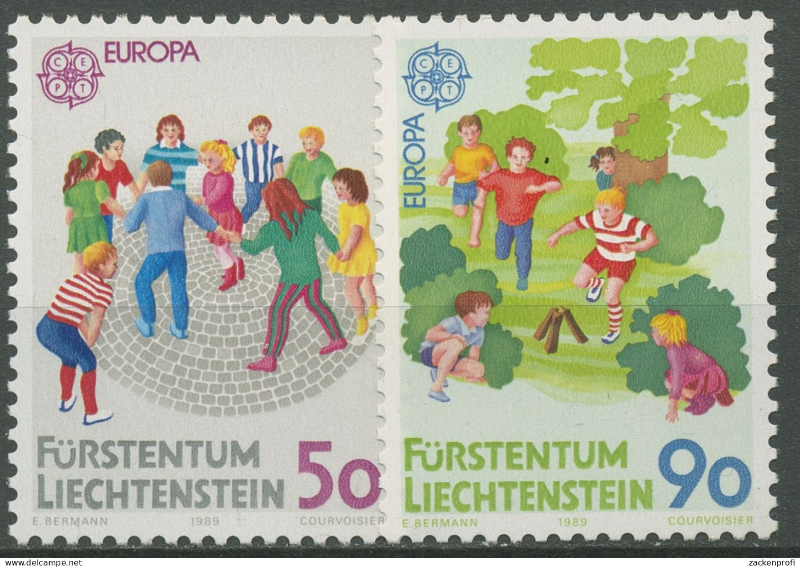 Liechtenstein 1989 Europa CEPT Kinderspiele 960/61 Postfrisch - Unused Stamps