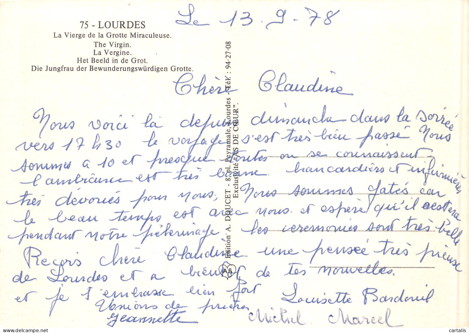 65-LOURDES-N°3776-C/0001 - Lourdes