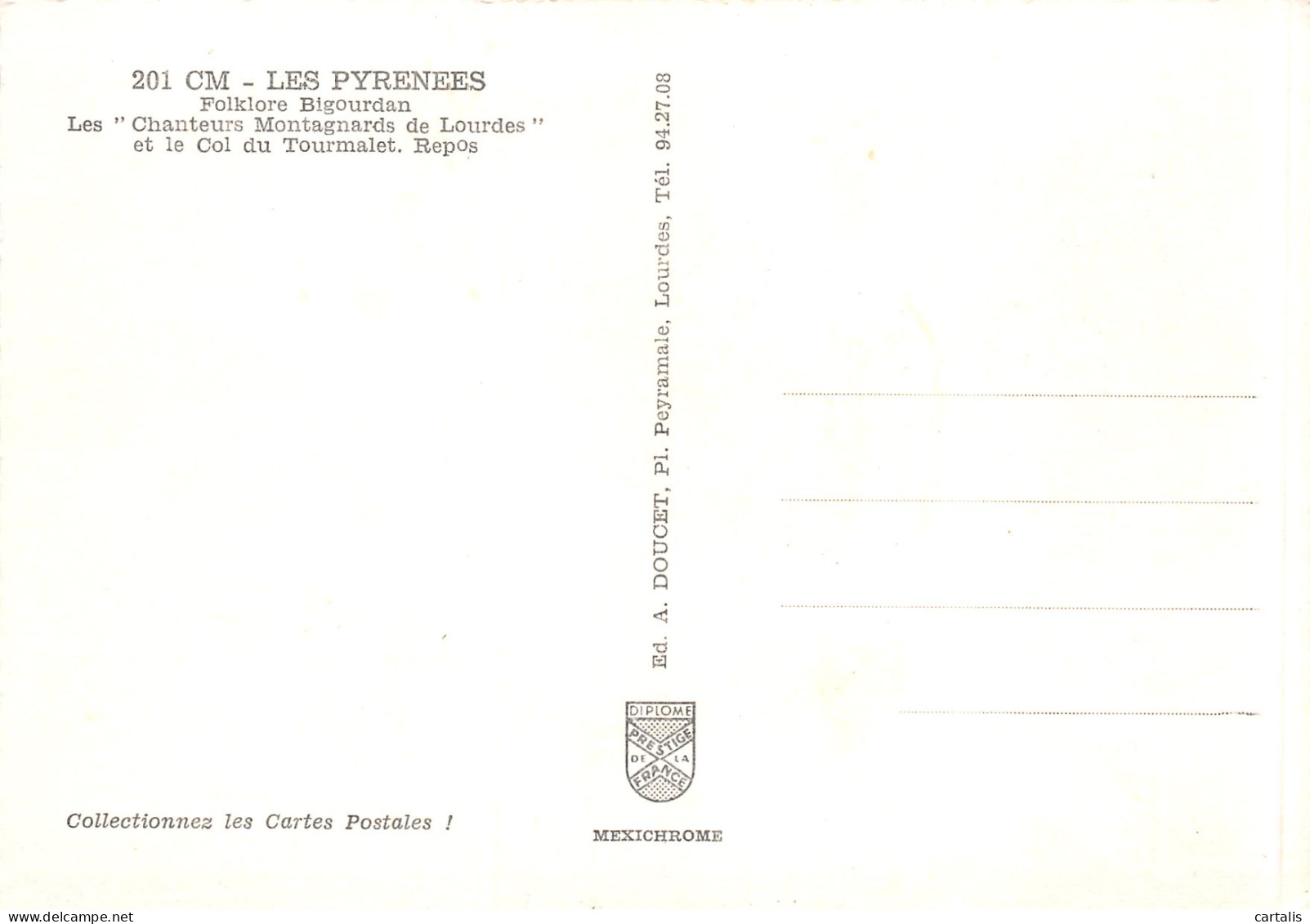 65-LES PYRENEES FOLKLORE-N°3776-B/0243 - Other & Unclassified