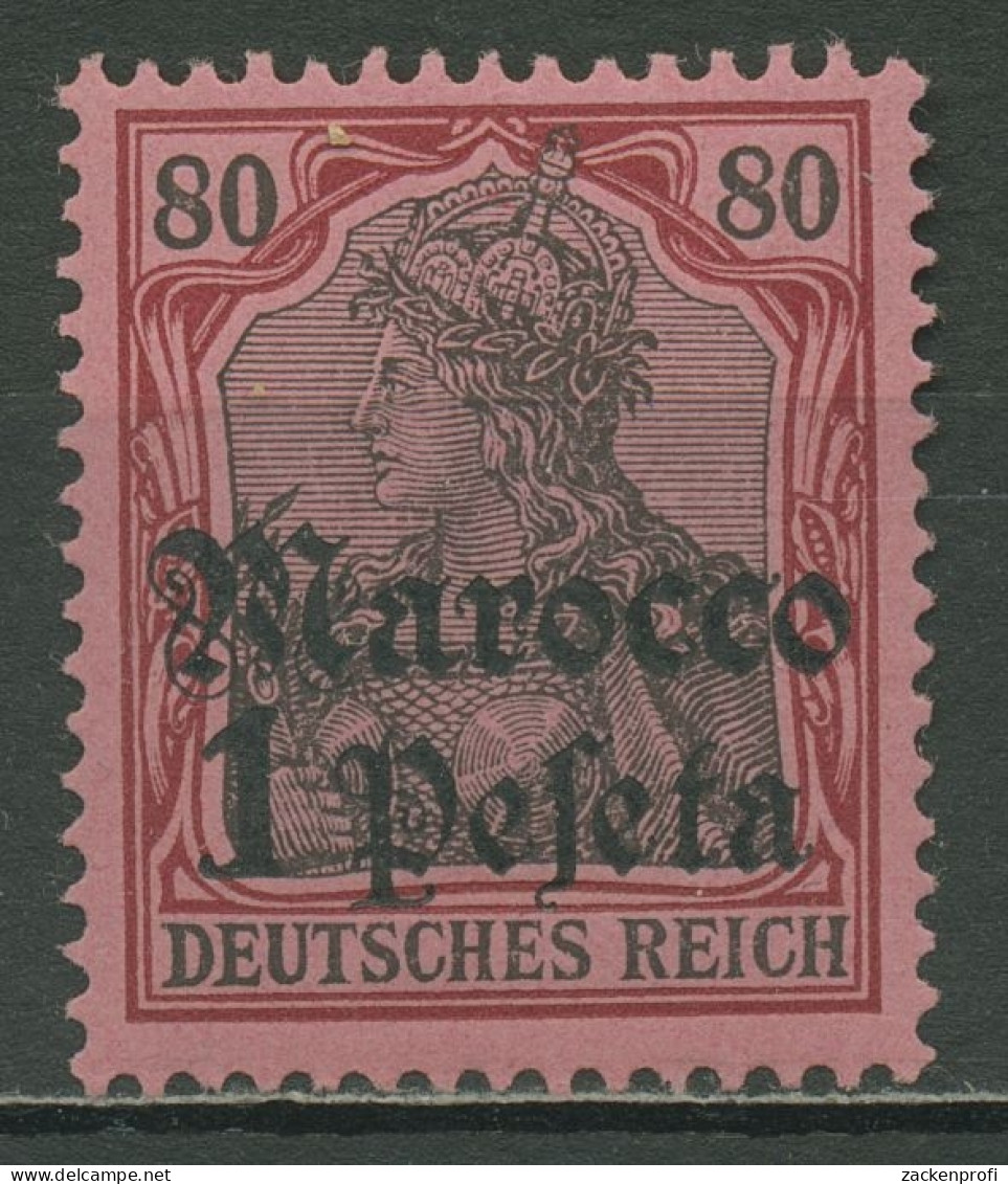 Deutsche Post In Marokko 1905 Germania Mit Aufdruck 29 Postfrisch, Signiert - Marokko (kantoren)