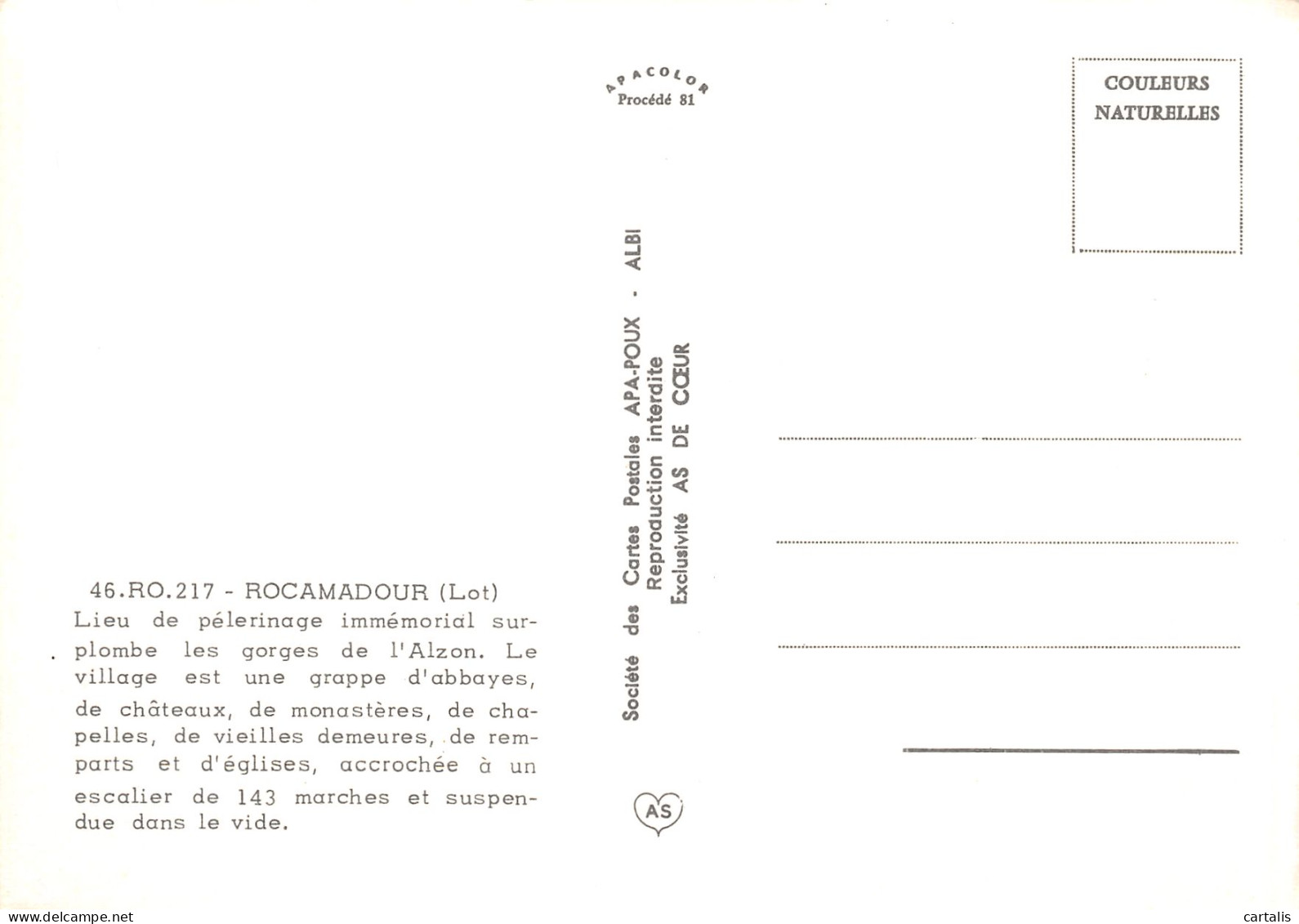 46-ROCAMADOUR-N°3776-B/0137 - Rocamadour