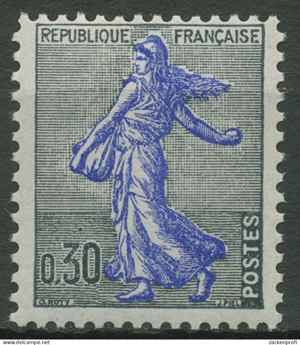 Frankreich 1961 Freimarke Landwirtschaft Säerin 1336 Postfrisch - Unused Stamps