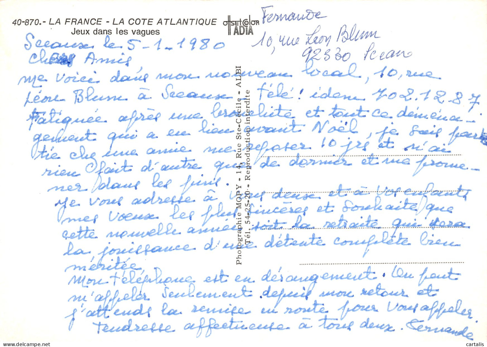 40-LA COTE ATLANTIQUE -N°3776-A/0395 - Other & Unclassified