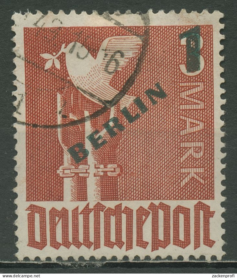 Berlin 1949 Grünaufdruck 67 Gestempelt Geprüft - Used Stamps