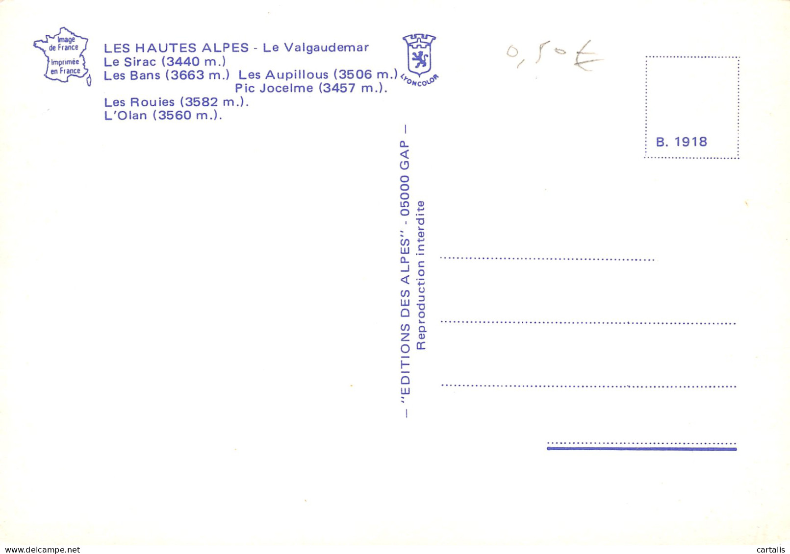 05-LE VALGAUDEMAR-N°3776-A/0367 - Otros & Sin Clasificación