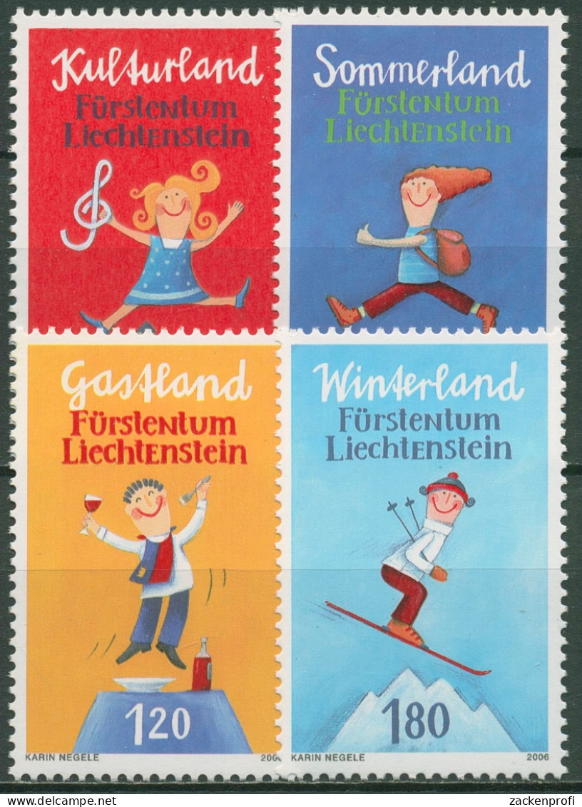 Liechtenstein 2006 Tourismus 1412/15 Postfrisch - Unused Stamps