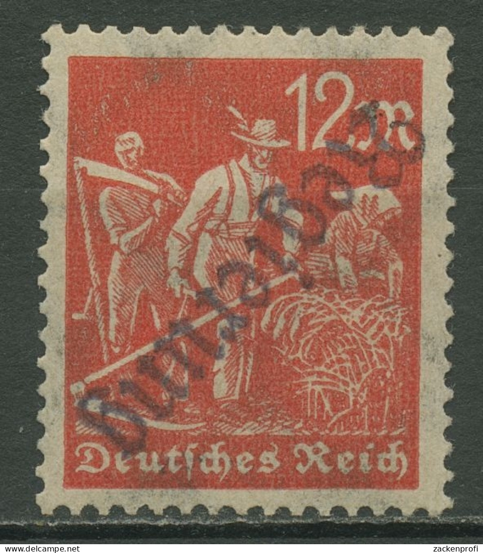 Dt. Reich 1922 Dienst-Kontrollaufdruck Wiesbaden DK 11 II A Mit Falz Signiert - Oficial