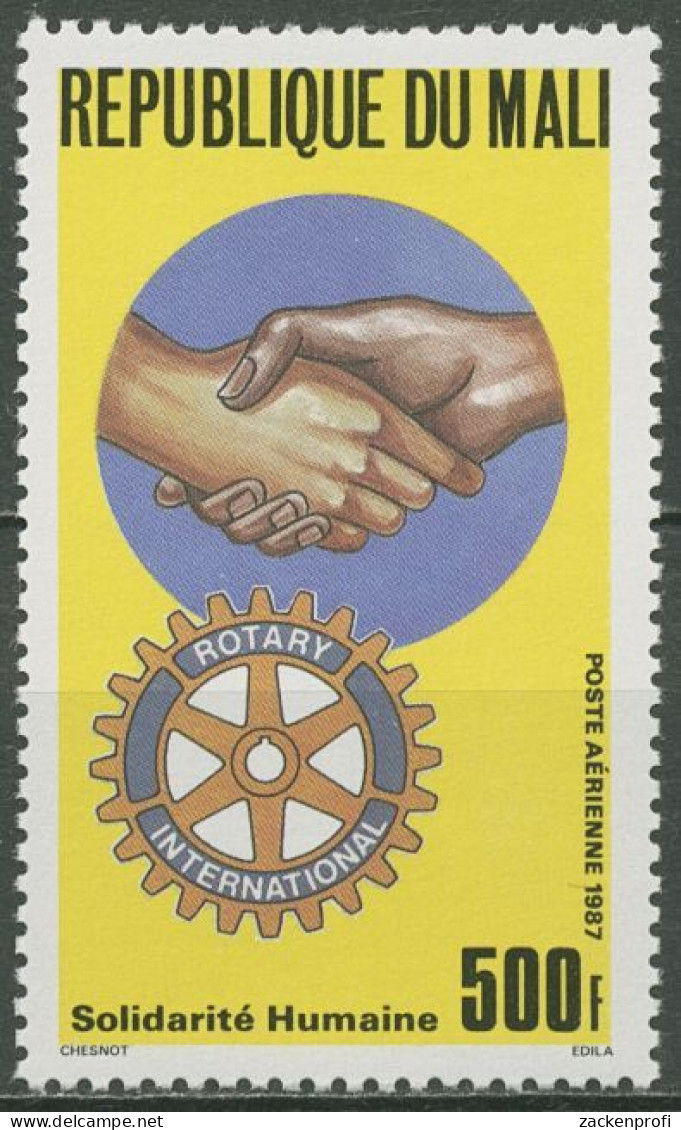 Mali 1987 Rotary International Händedruck 1102 Postfrisch - Malí (1959-...)