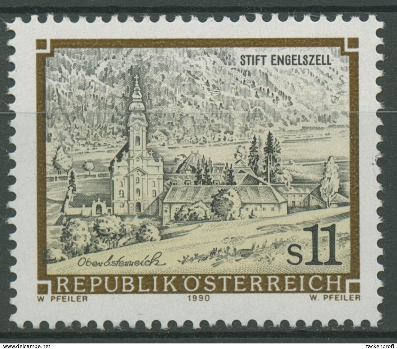 Österreich 1990 Stifte Klöster Trappistenkloster Engelszell 1982 Postfrisch - Ongebruikt