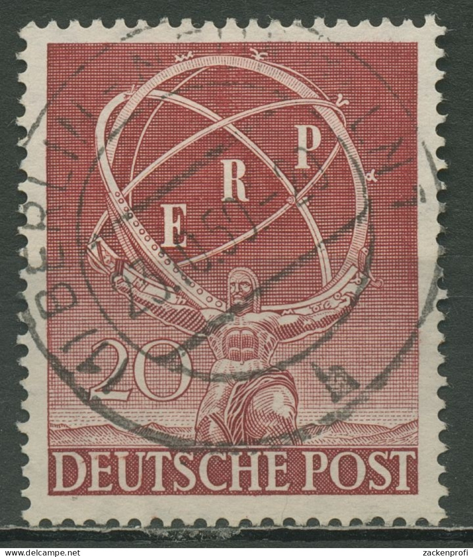 Berlin 1950 Marshallplan ERP 71 Mit TOP-Stempel - Oblitérés