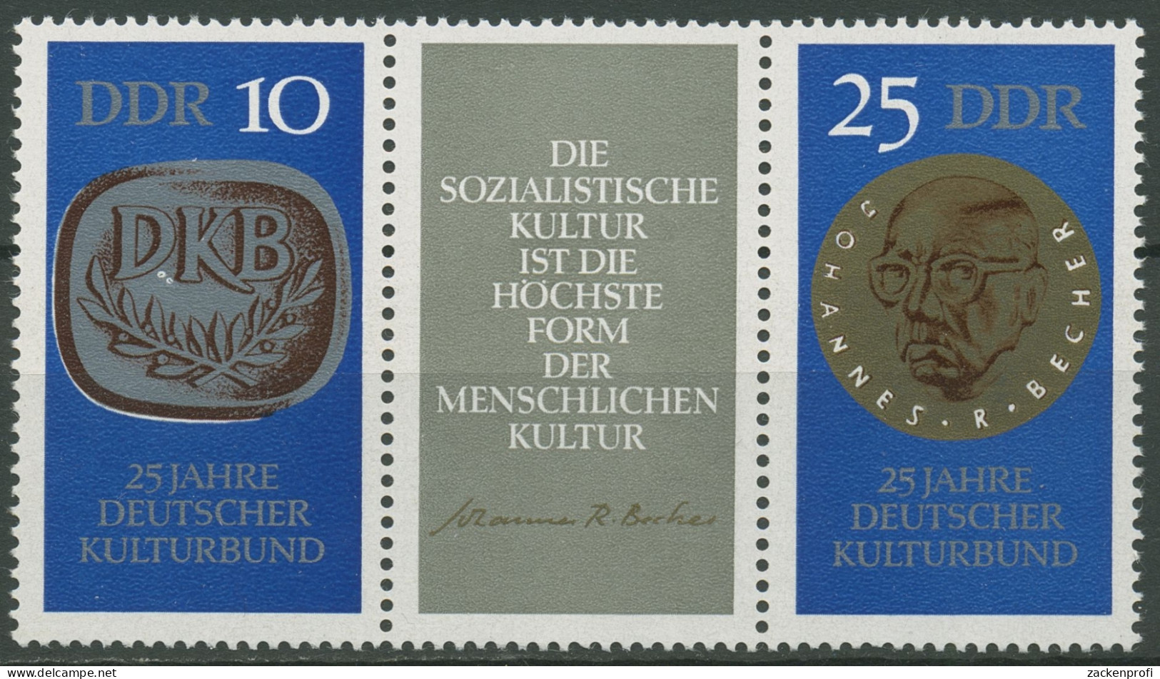 DDR 1970 Deutscher Kulturbund 1592/93 ZD Postfrisch - Neufs