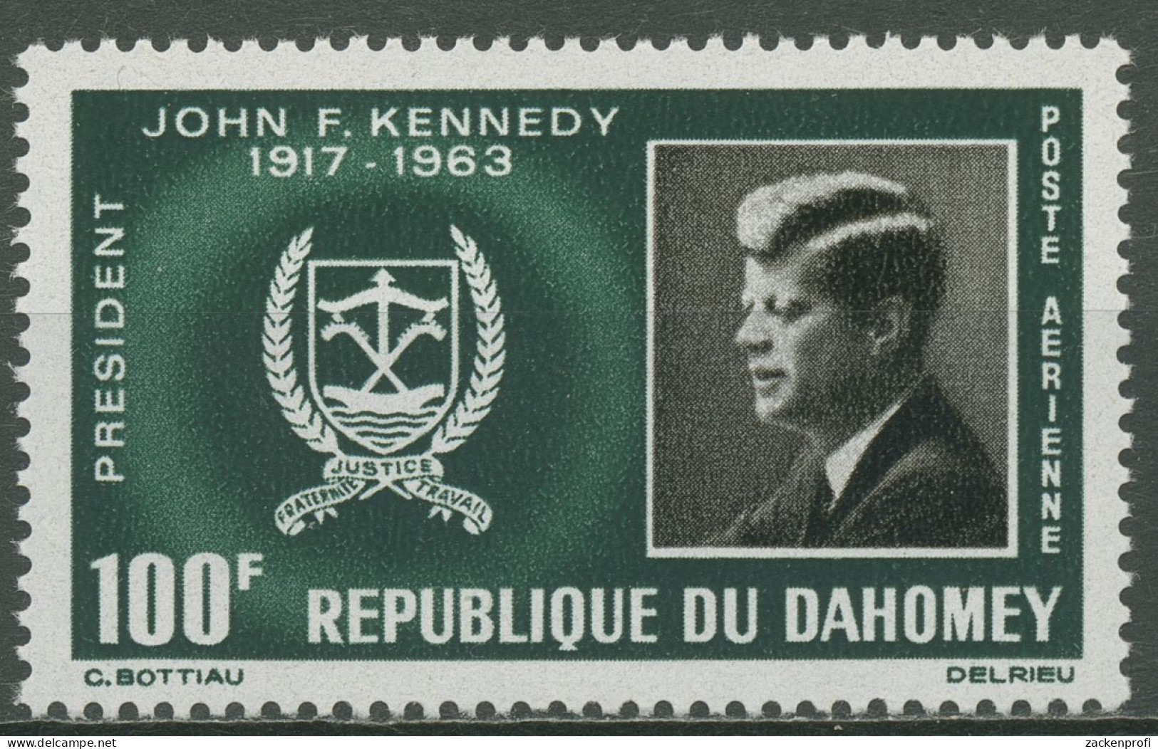 Dahomey 1965 John F. Kennedy Präsident Der USA 265 Postfrisch - Benin – Dahomey (1960-...)