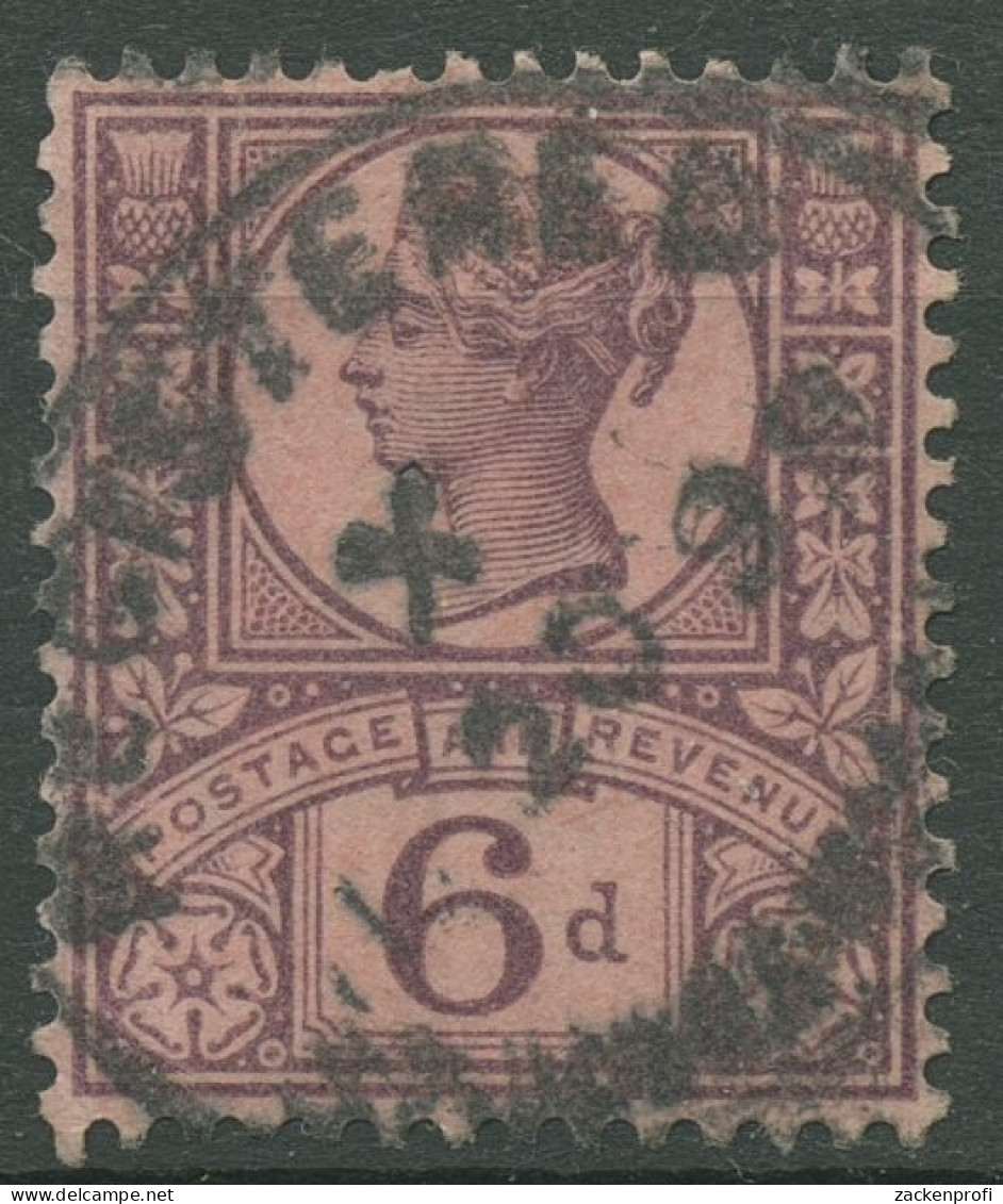 Großbritannien 1887 Königin Victoria 6 Pence, 94 Gestempelt - Gebraucht