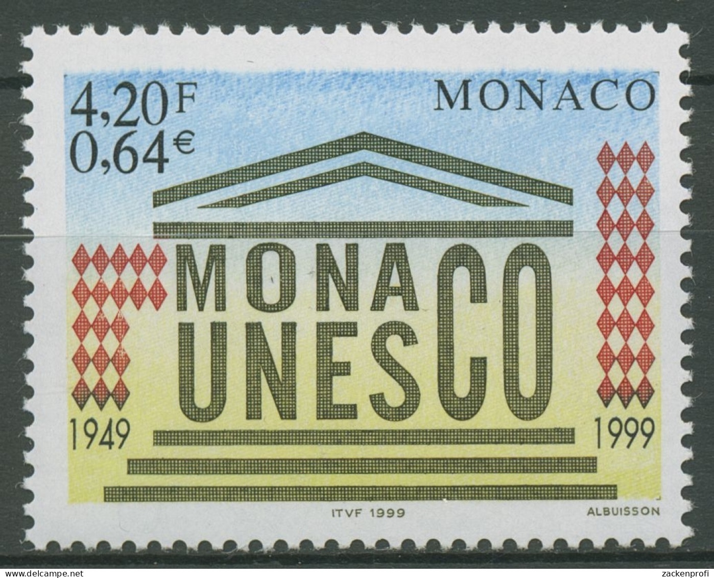 Monaco 1999 Aufnahme Zur UNESCO 2465 Postfrisch - Neufs