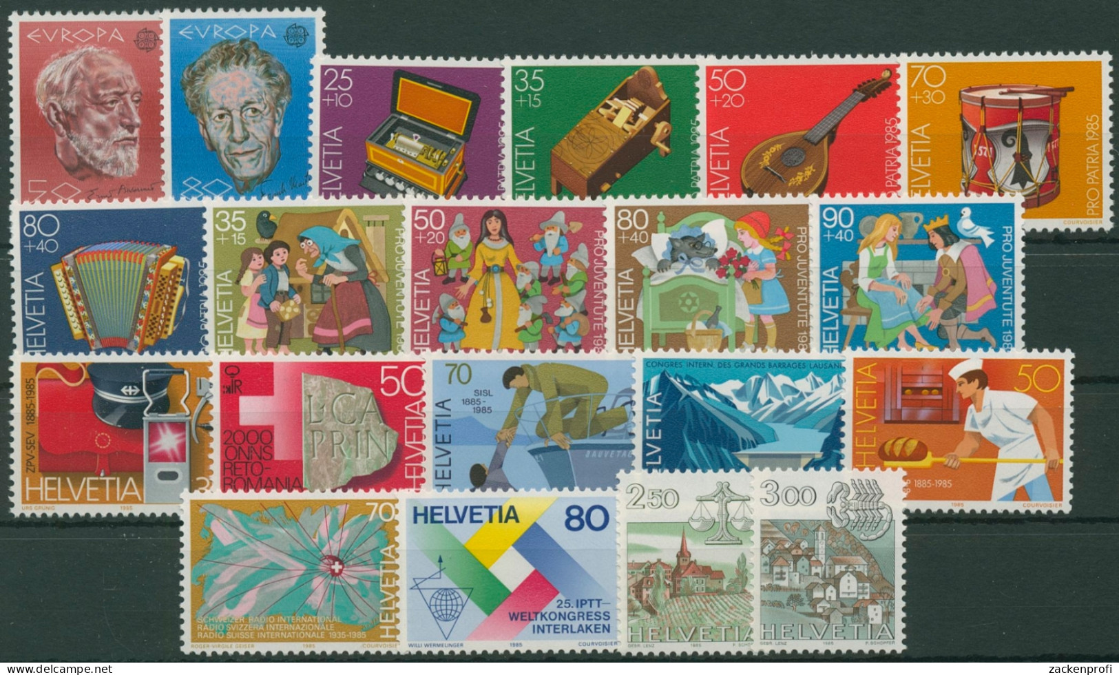 Schweiz Jahrgang 1985 Komplett Postfrisch (G96413) - Nuevos