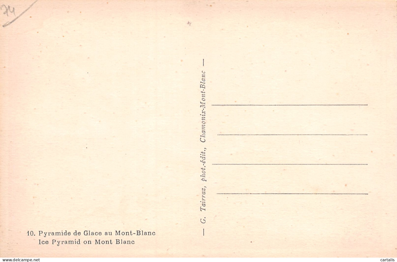 74-LE MONT BLANC-N°3776-E/0355 - Other & Unclassified