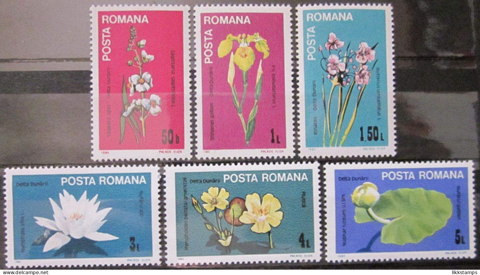 ROMANIA ~ 1984 ~ S.G. NUMBERS 4851 - 4856. ~ FLOWERS. ~ MNH #03551 - Ongebruikt