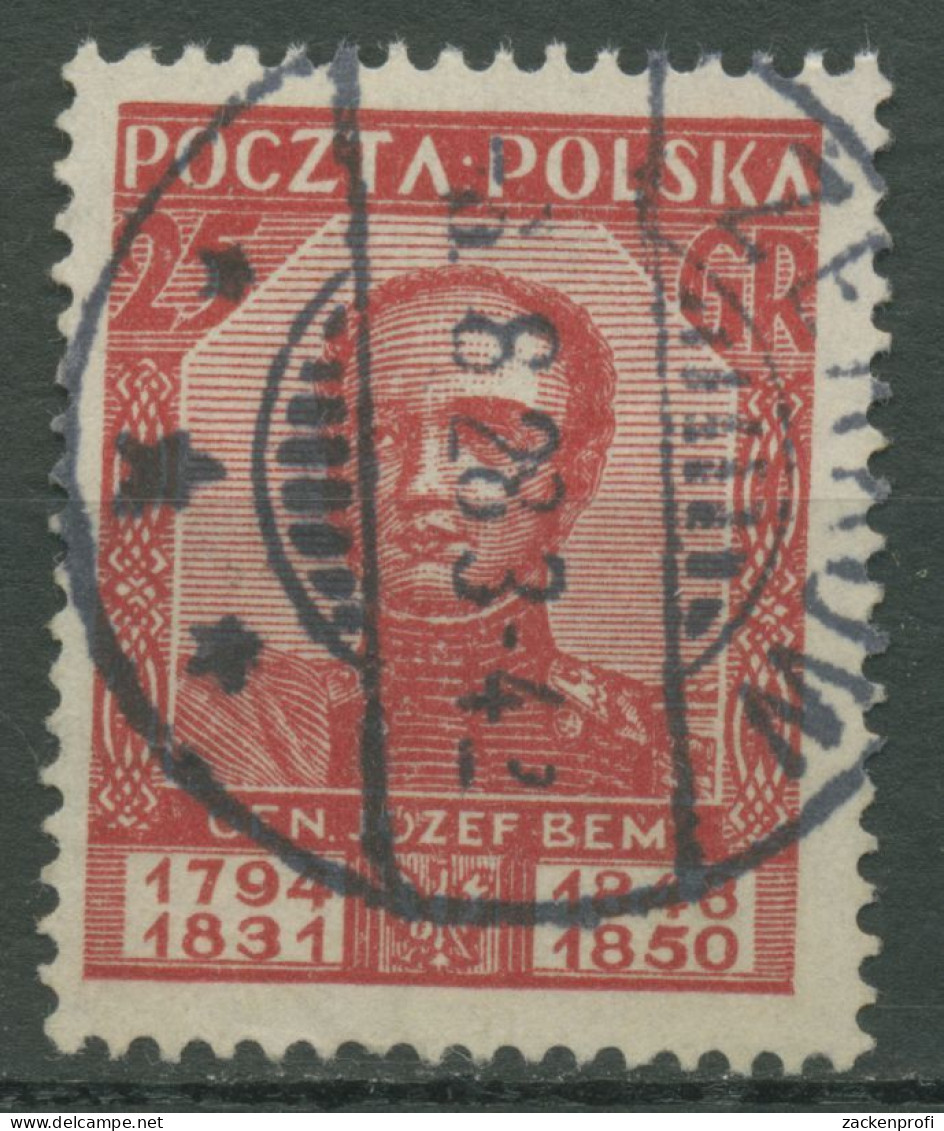 Polen 1928 General Jozef Bem 256 Gestempelt - Gebruikt