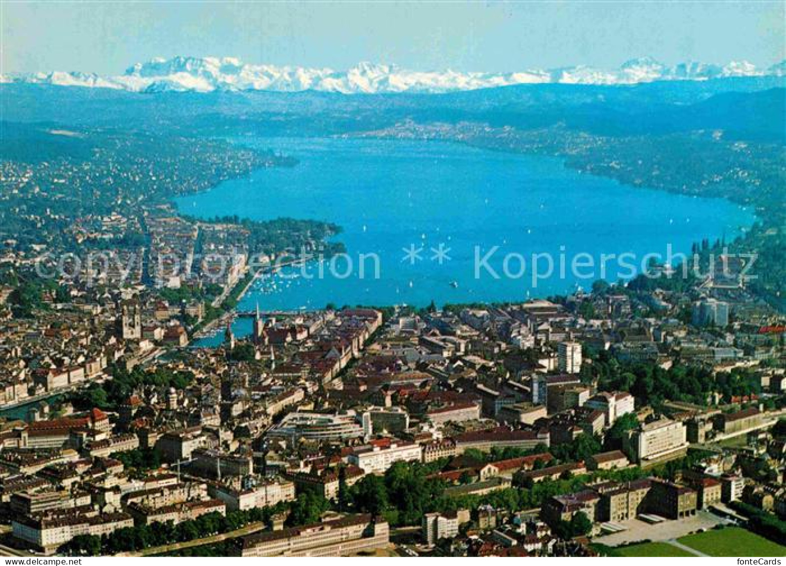 12891961 Zuerich ZH Fliegeraufnahme Alpen Zuerich - Other & Unclassified