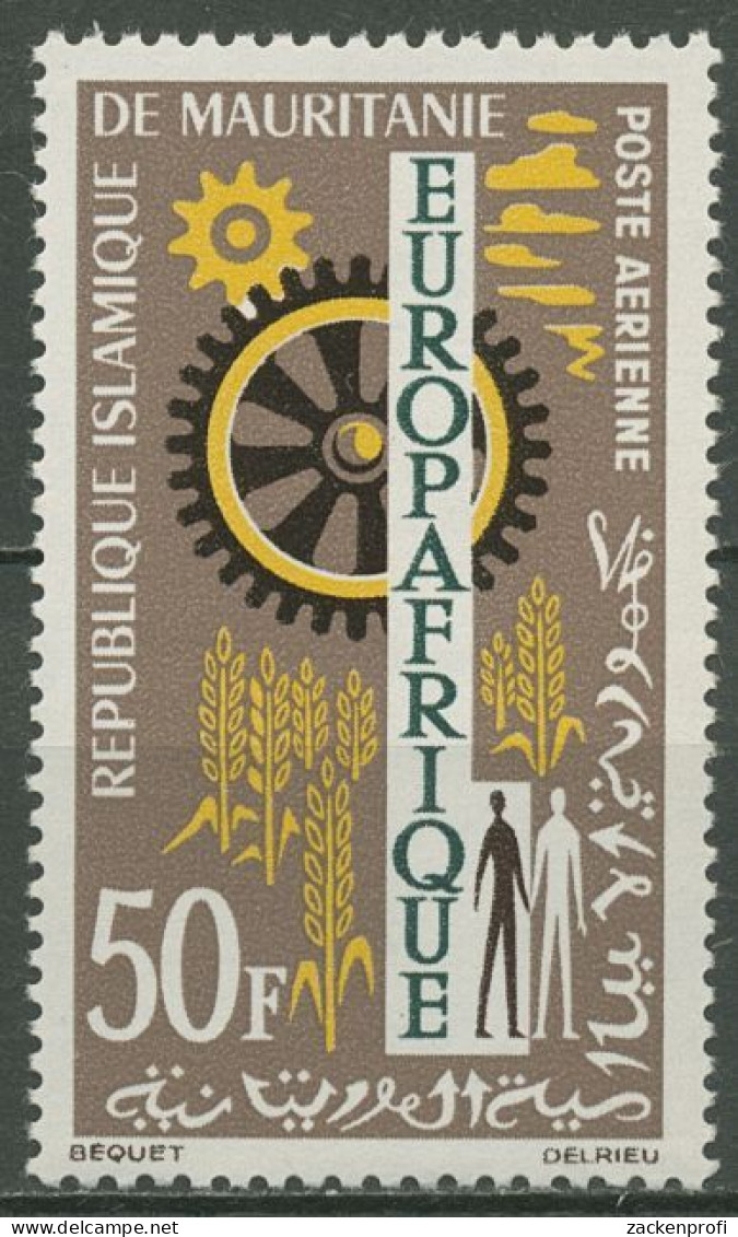 Mauretanien 1964 EUROPAFRIQUE Zahnräder Getreide 222 Postfrisch - Mauritanie (1960-...)