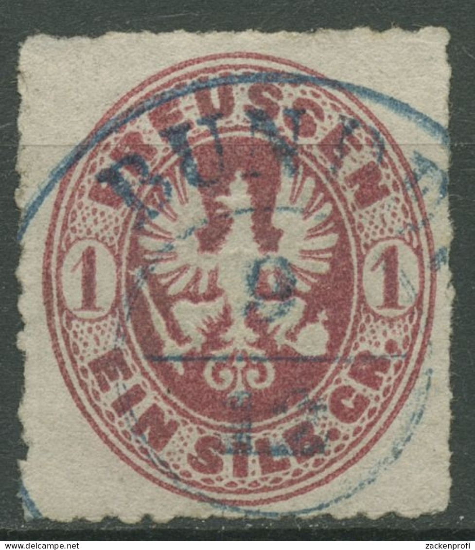 Preußen 1861 Adler Im Oval 1 Sgr, 16 A Gestempelt Hannover-K2 BUNDE - Gebraucht