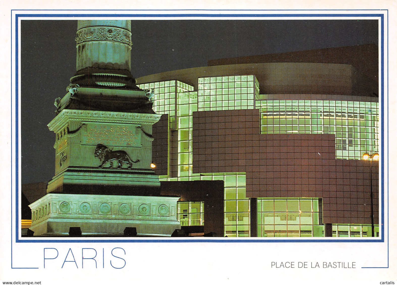 75-PARIS PLACE DE LA BASTILLE-N°3776-D/0309 - Plazas