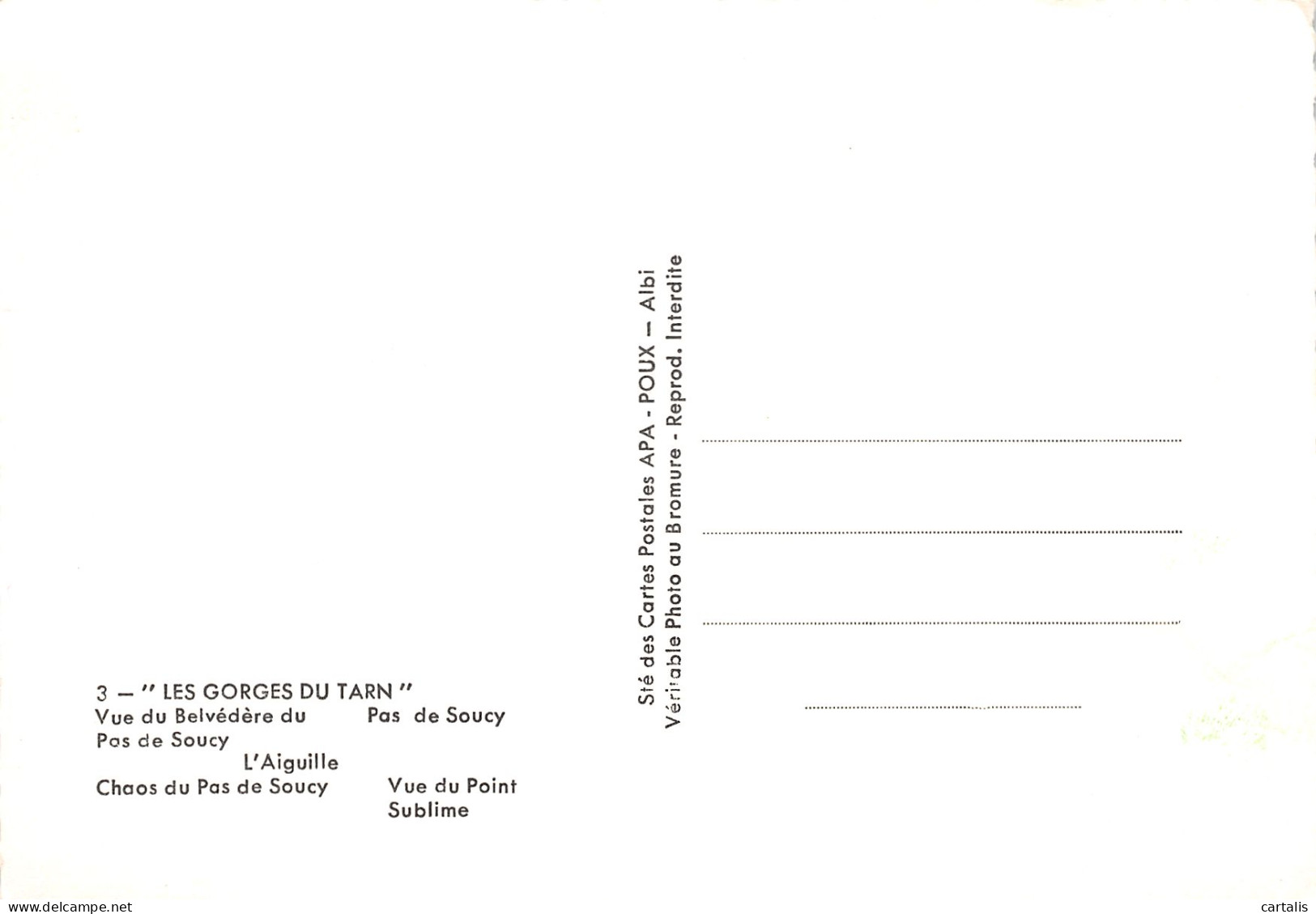 48-LES GORGES DU TARN-N°3776-D/0287 - Andere & Zonder Classificatie