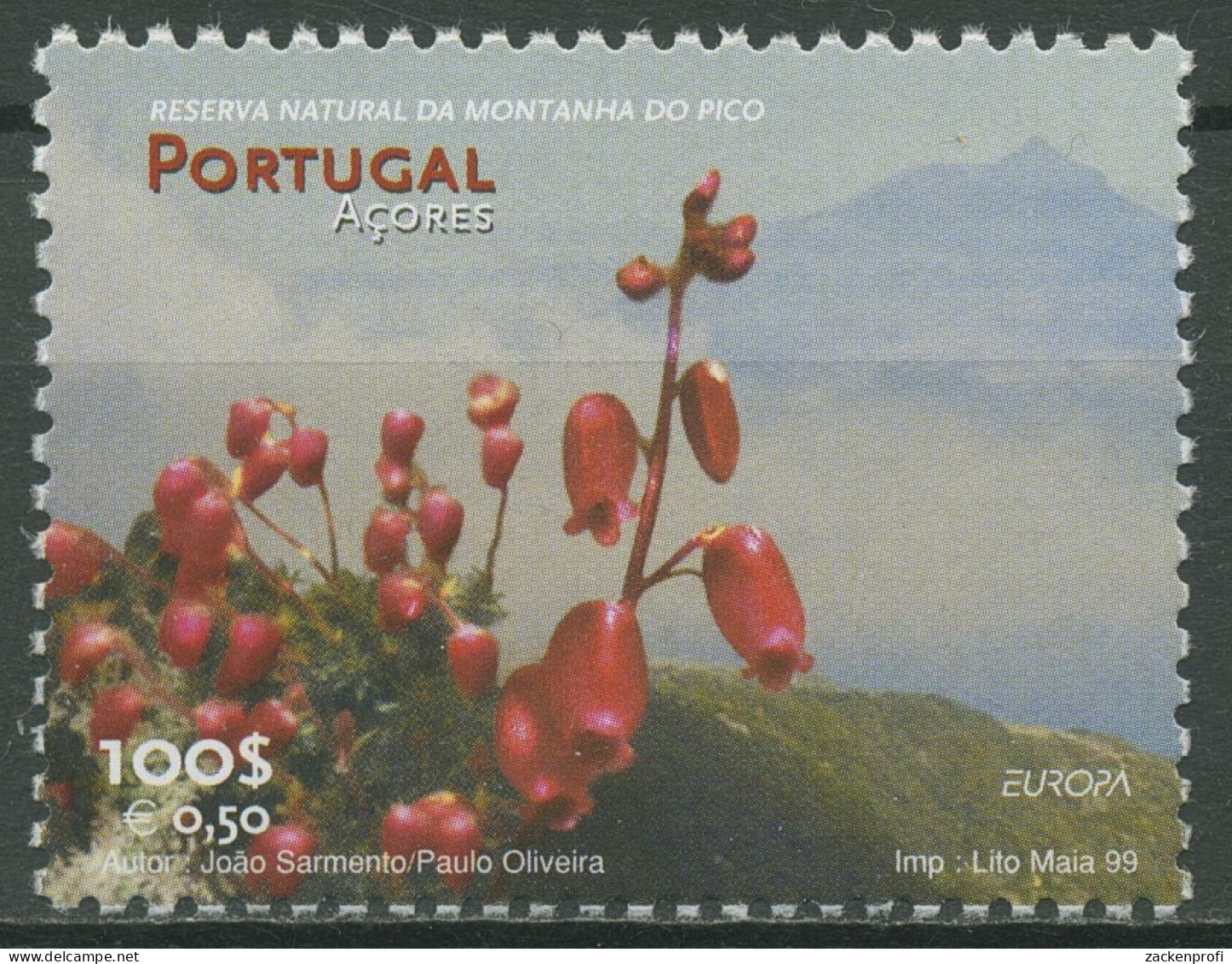 Portugal Azoren 1999 Europa CEPT Natur-/Nationalparks 470 Postfrisch - Açores