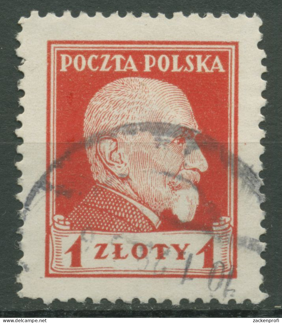 Polen 1924 Staatspräsident Stanislaw Wojciechowski 212 Gestempelt - Gebraucht