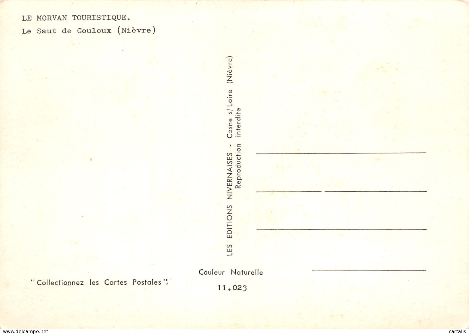 58-LE SAUT DE GOULOUX-N°3776-D/0131 - Sonstige & Ohne Zuordnung