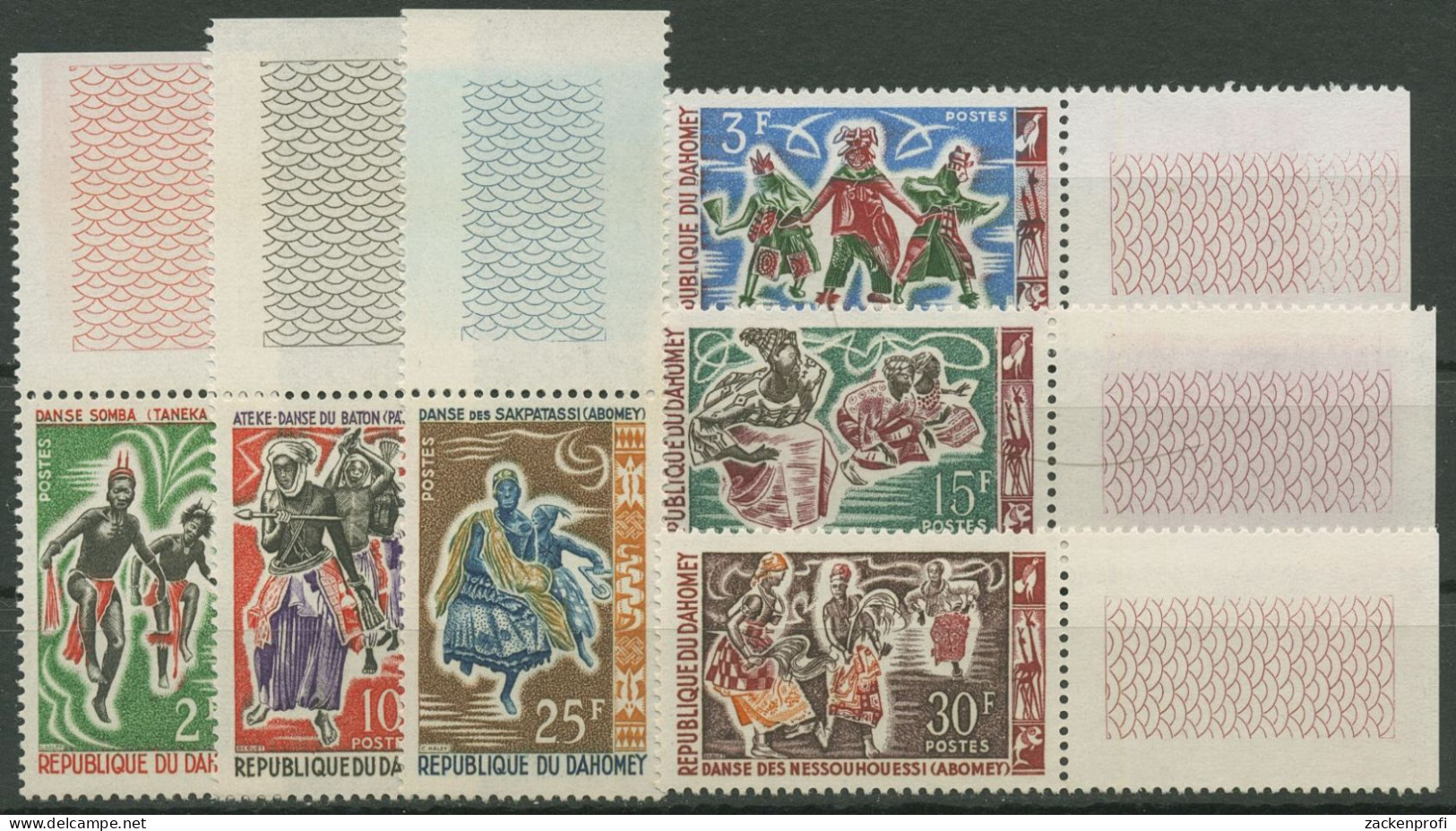 Dahomey 1964 Bräuche Volkstanz 233/38 Postfrisch - Benin - Dahomey (1960-...)