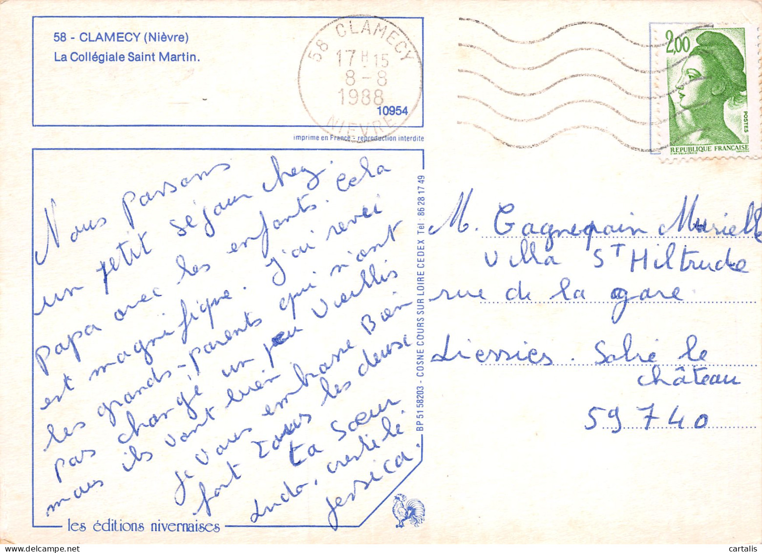 58-CLAMECY-N°3776-D/0119 - Clamecy