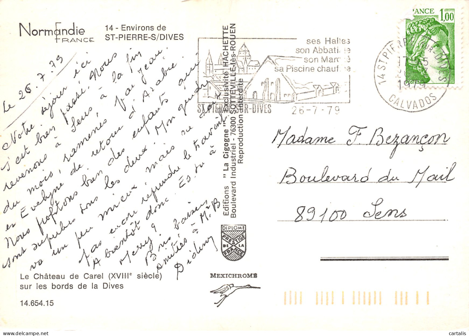 14-SAINT PIERRE SUR DIVES-N°3776-D/0089 - Other & Unclassified