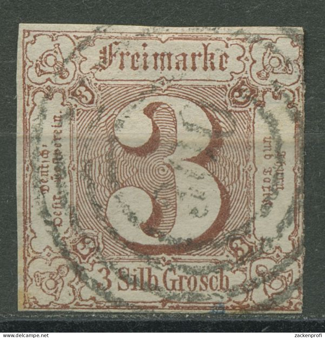 Thurn Und Taxis 1859/61 3 Silbergroschen 17 Gestempelt - Other & Unclassified