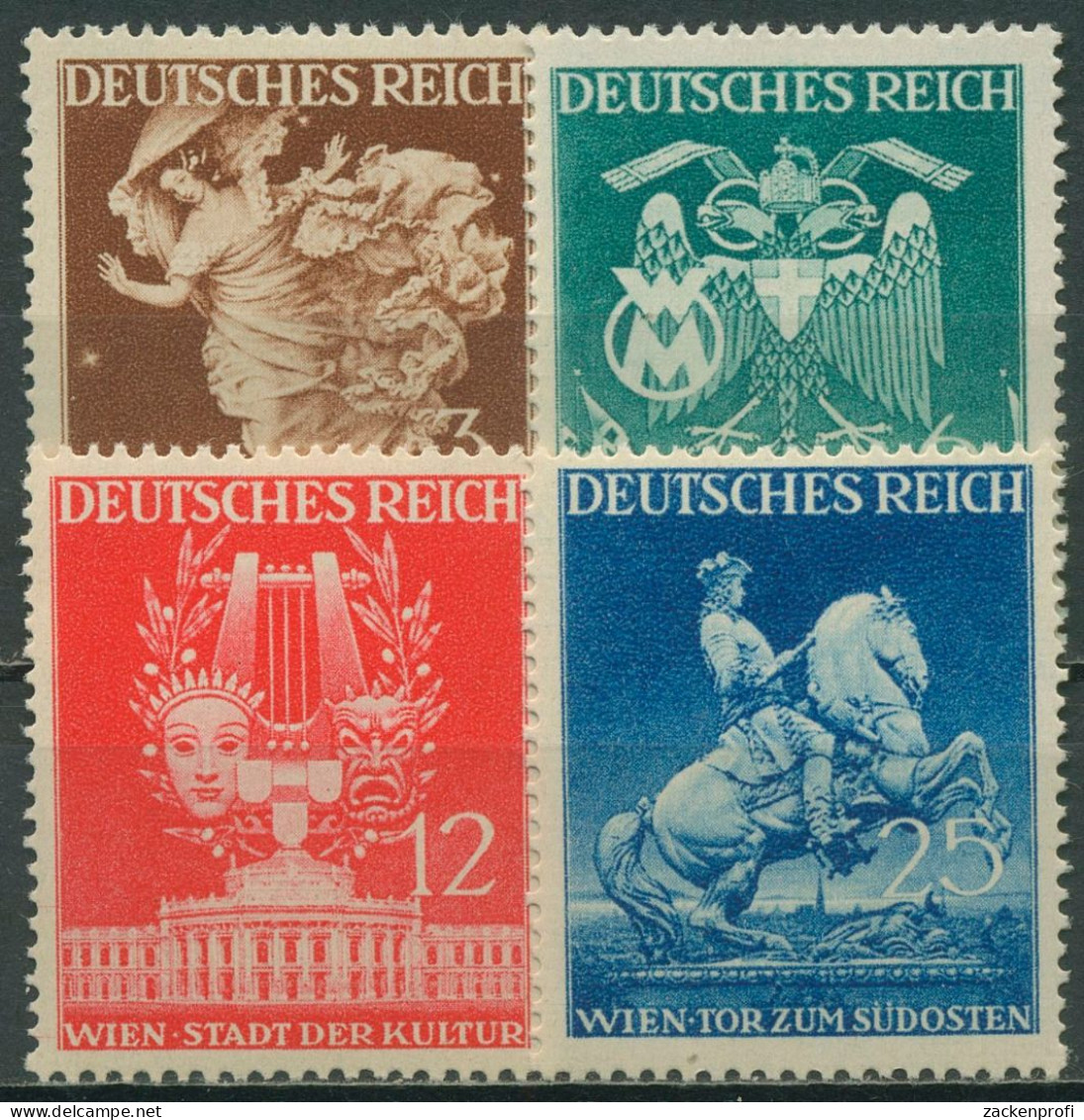 Deutsches Reich 1941 Wiener Frühjahrsmesse 768/71 Postfrisch - Unused Stamps