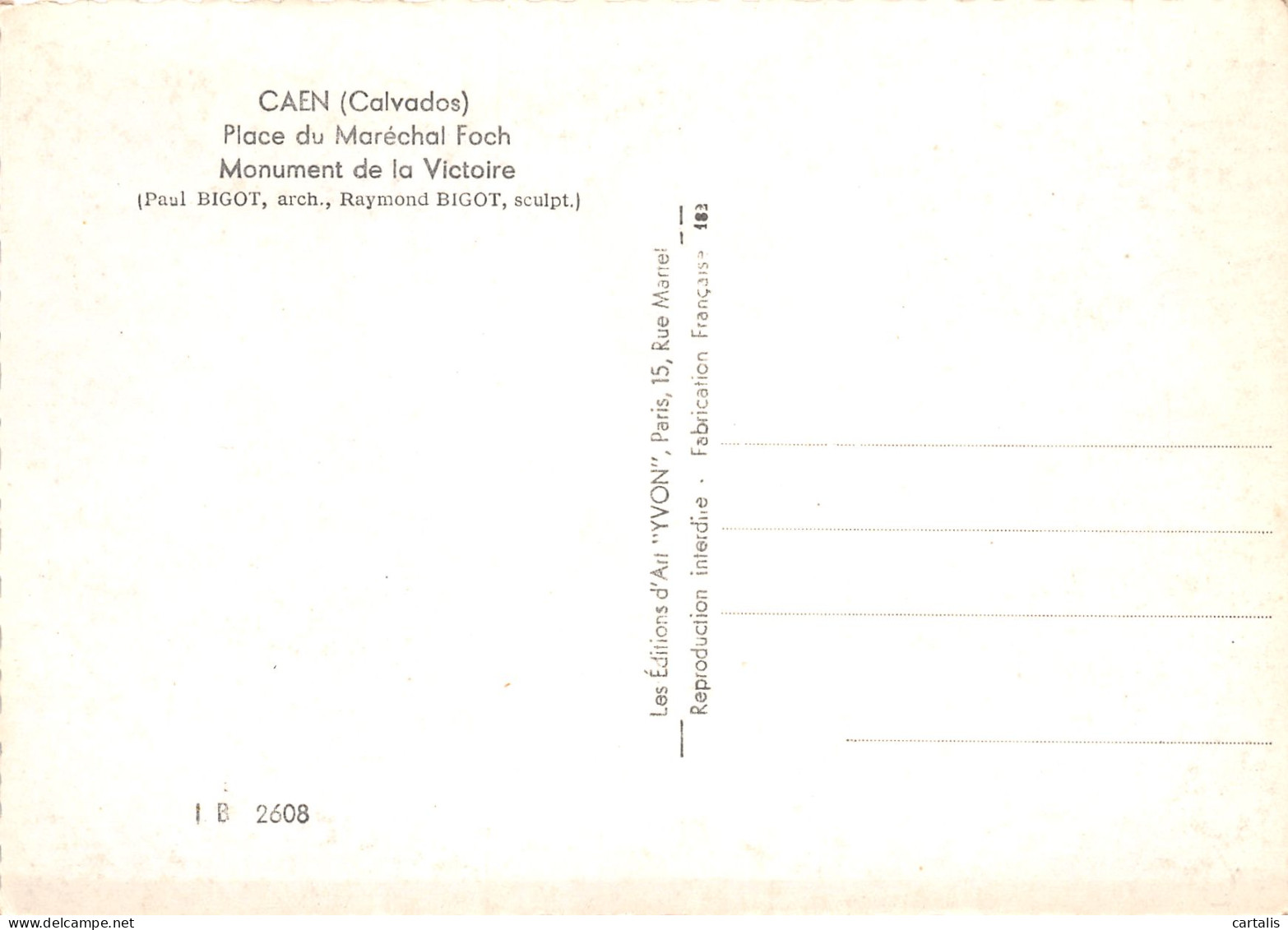 14-CAEN-N°3777-C/0327 - Caen