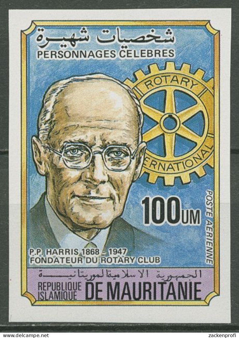 Mauretanien 1984 Paul Harris Rotary International 809 B Postfrisch - Mauritania (1960-...)