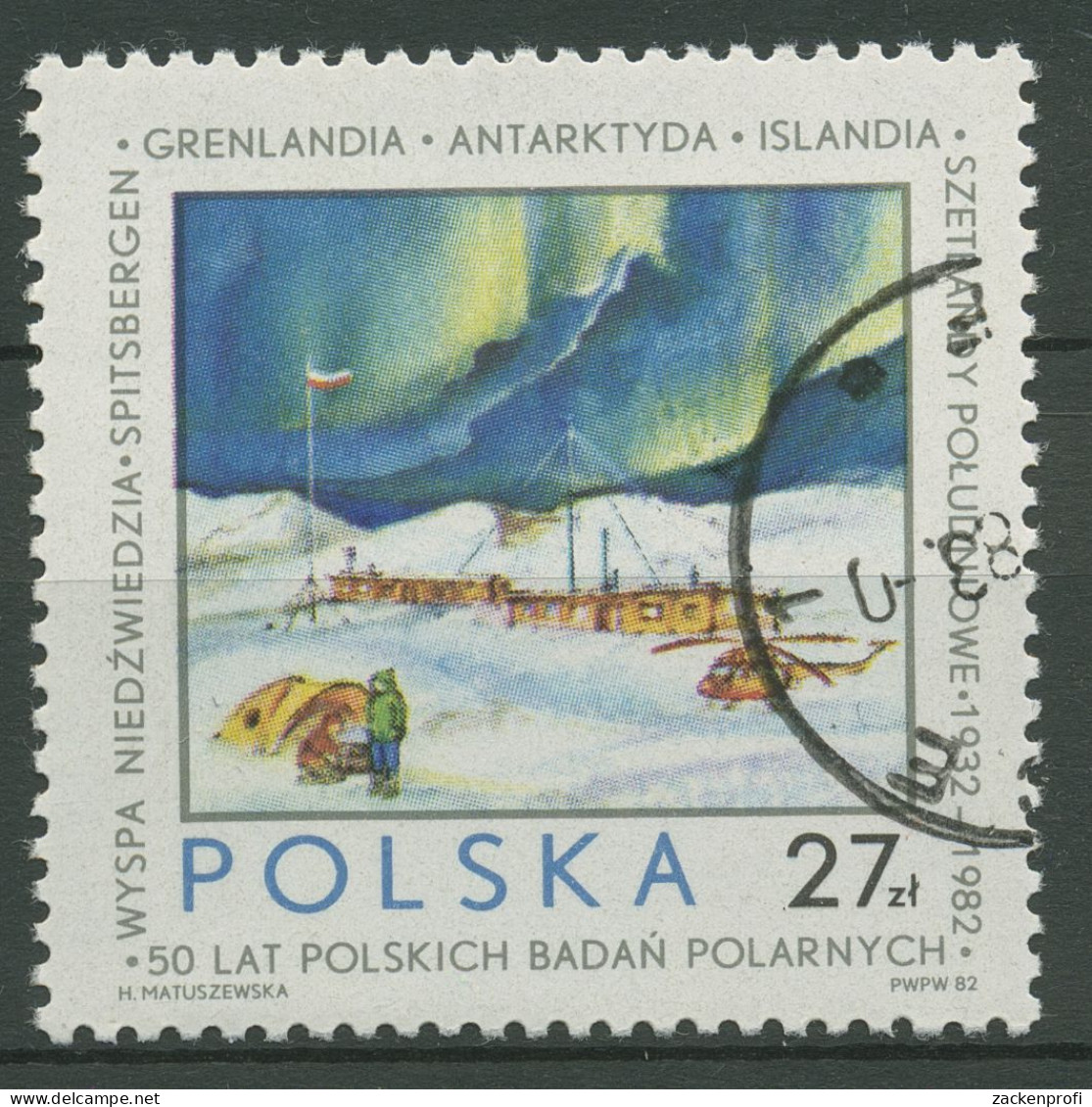 Polen 1982 Polarforschung 2832 Gestempelt - Gebraucht