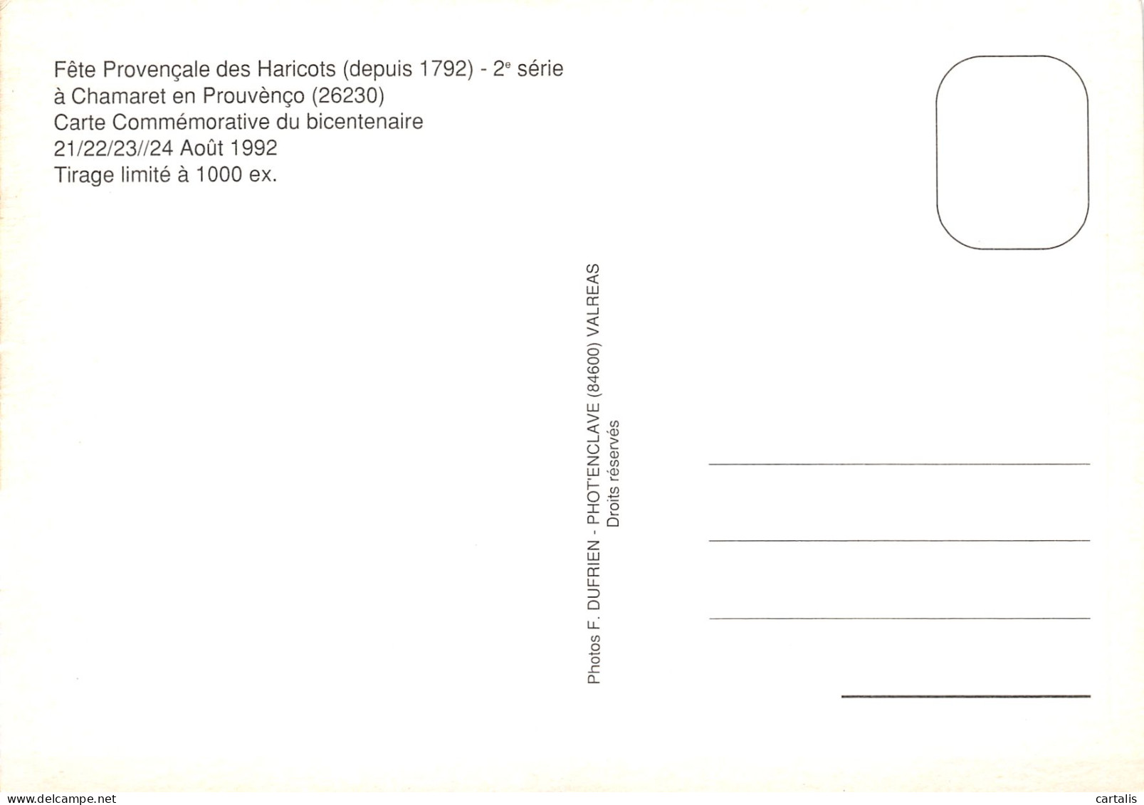 26-CHAMARET EN PROUVENCO-N°3777-C/0079 - Other & Unclassified