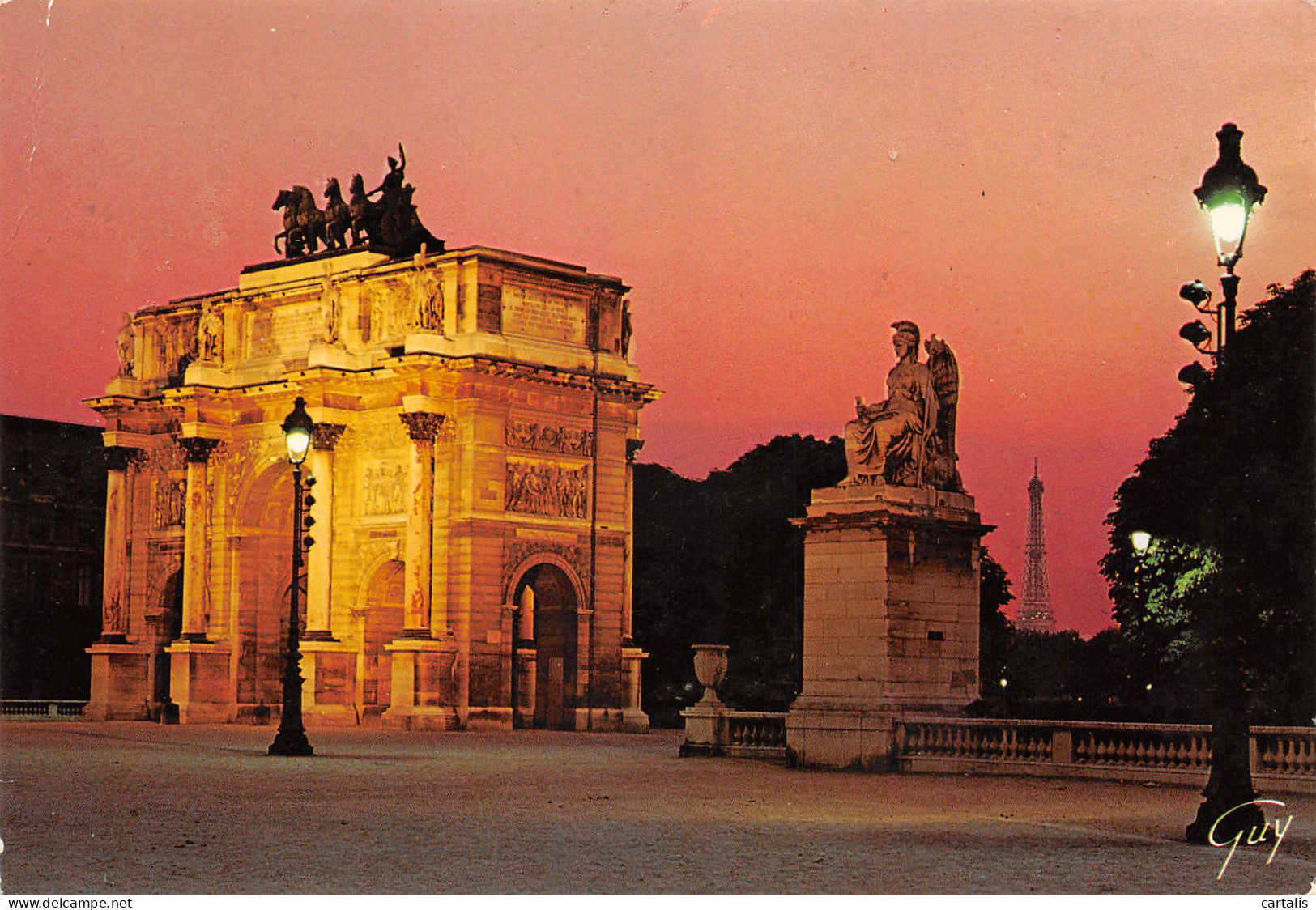 75-PARIS L ARC DE TRIOMPHE-N°3777-C/0047 - Triumphbogen