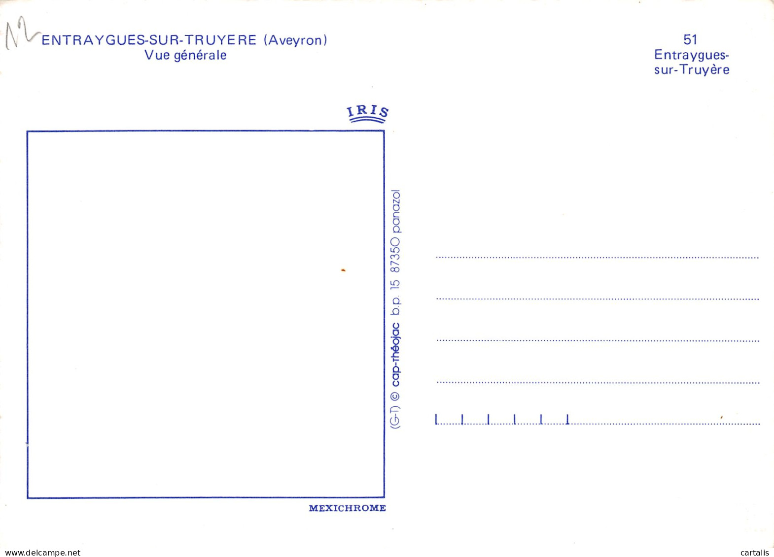 12-ENTRAYGUES SUR TRUYERE-N°3777-C/0011 - Autres & Non Classés