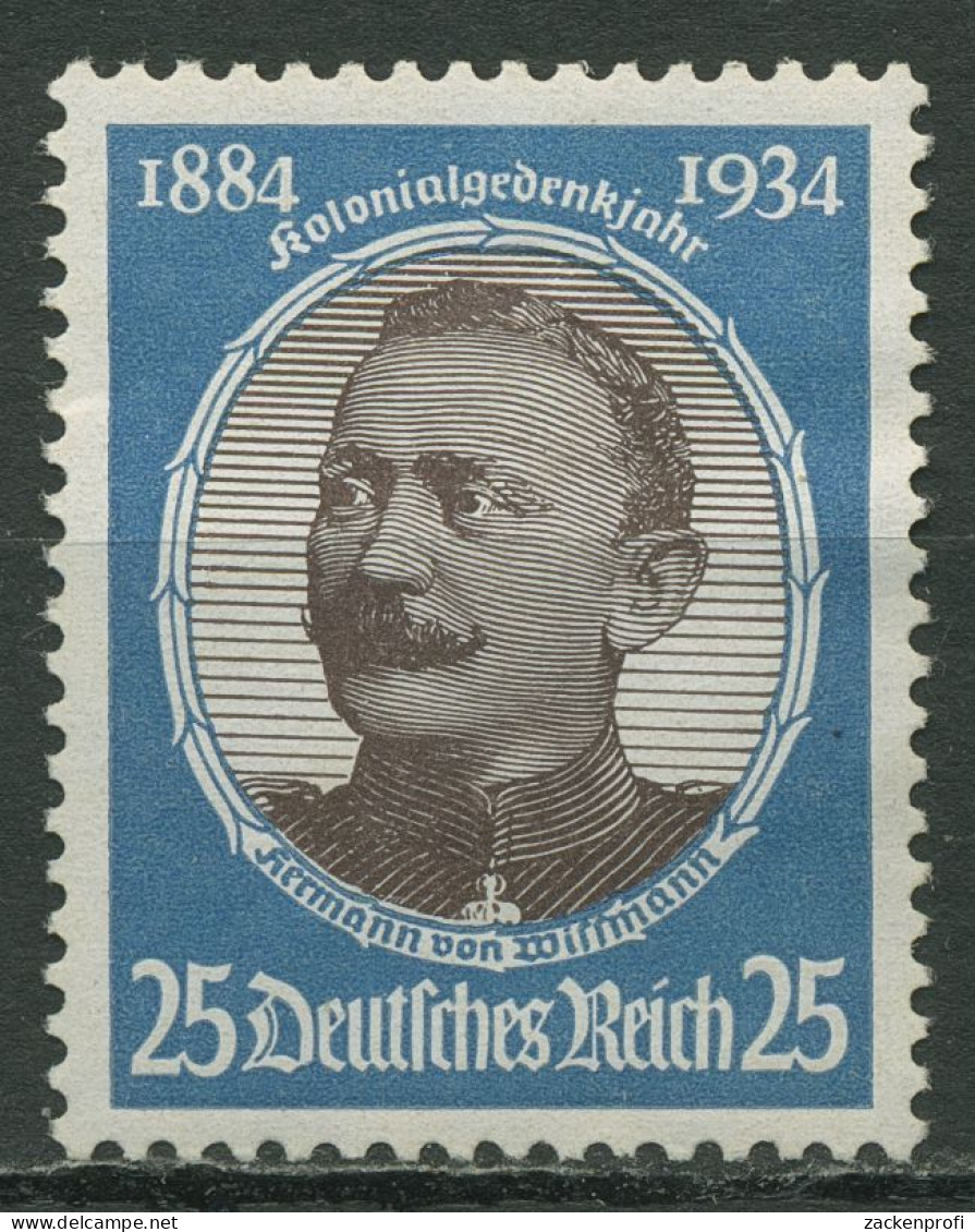 Deutsches Reich 1934 Kolonialforscher H. Von Wissmann 543 Mit Falz - Nuevos