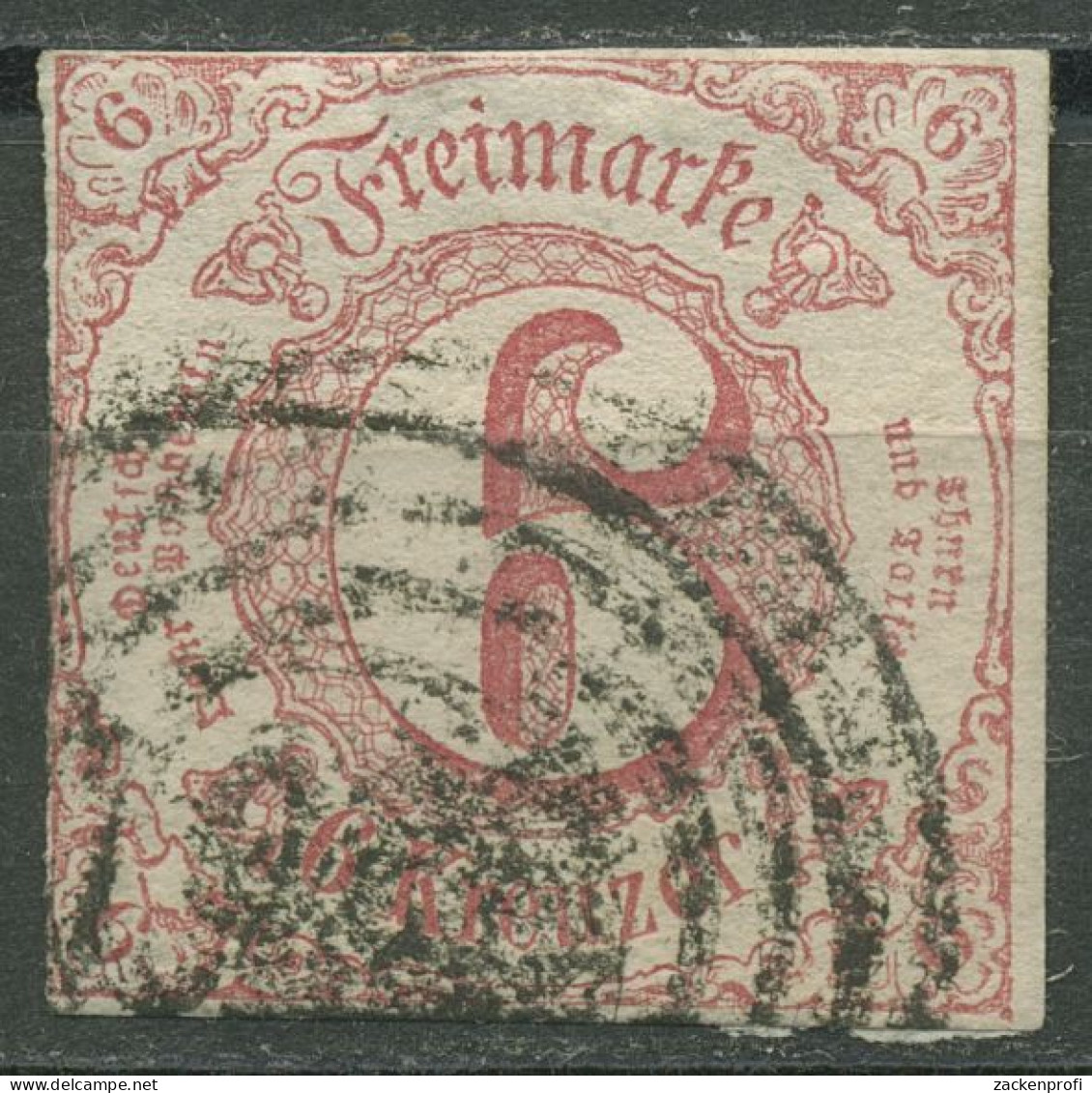 Thurn Und Taxis 1859/61 6 Kreuzer 22 IB Gestempelt - Andere & Zonder Classificatie